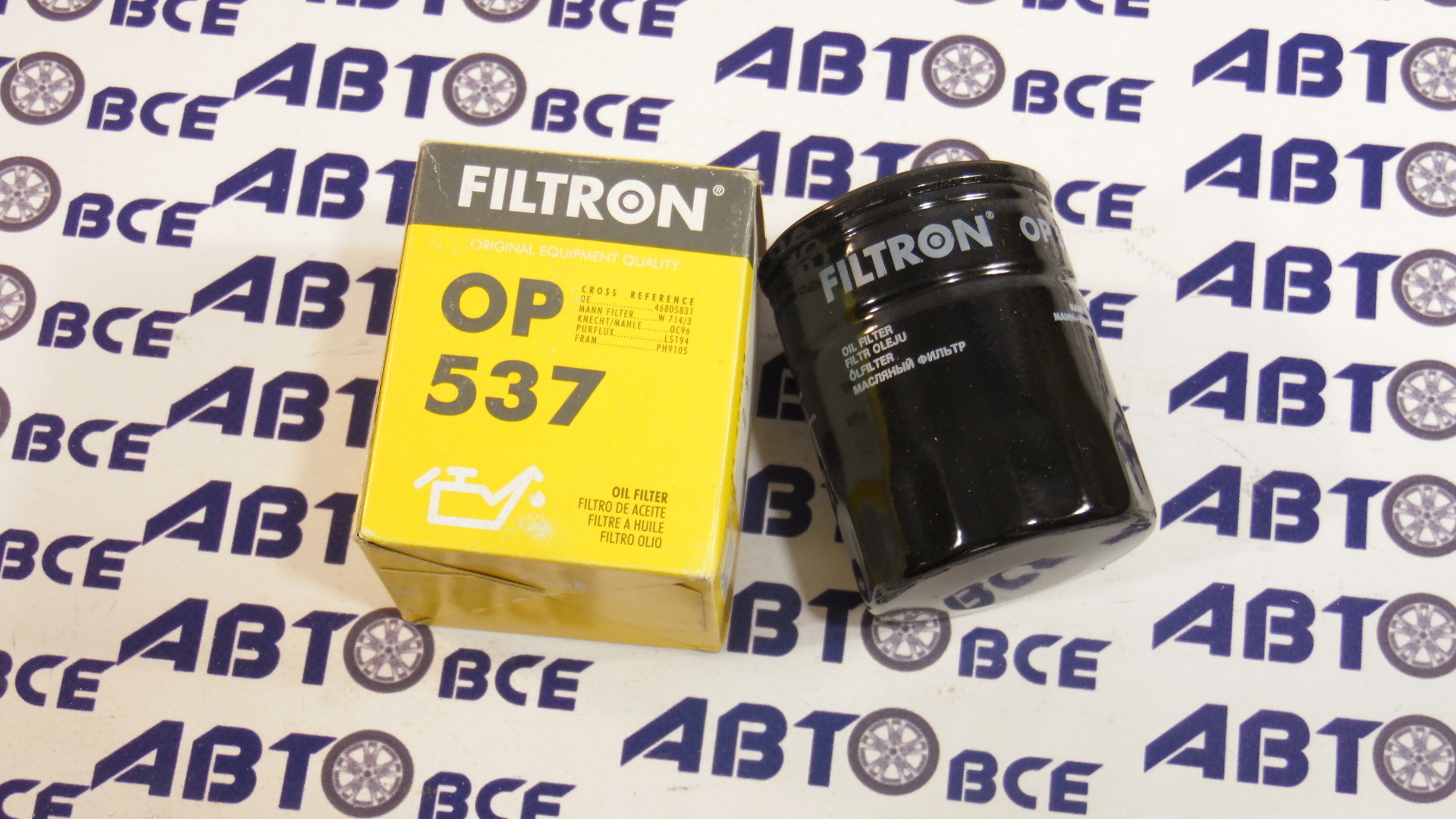 Фильтр масла OP537 FILTRON